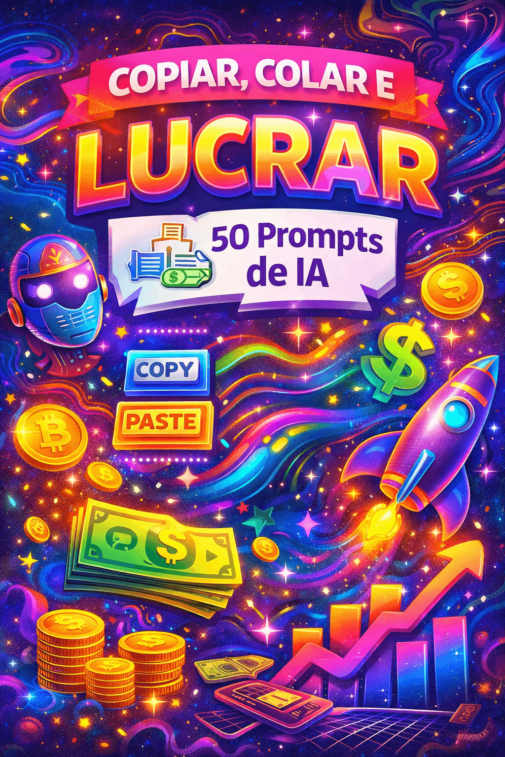 Copiar, Colar e Lucrar: Prompts de IA
